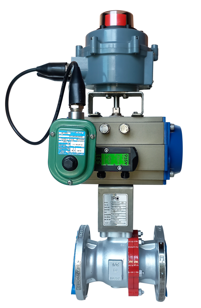 Pneumatically Actuated Floating Ball Valve Ipc Valves